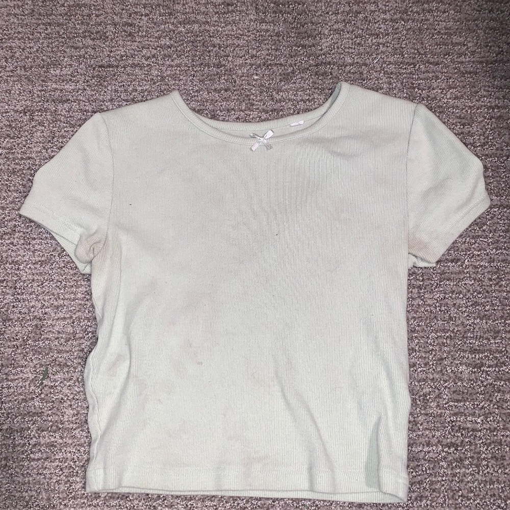PacBasic Light green baby tee